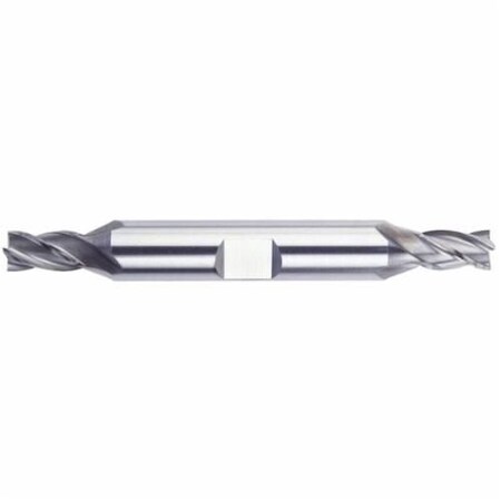 Morse End Mill, Center Cutting Double End Stub Length, Series 4561, 14 Cutter Dia, 234 Overall Lengt 44197